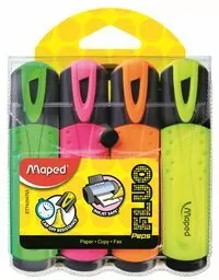 Zakreślacz Fluo Peps 4 kolory MAPED - tantis.pl