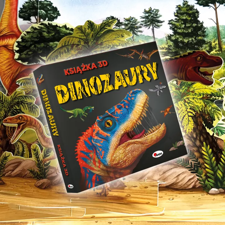 Dinozaury. Książka 3D - tantis.pl