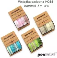 Wstążka ozdobna 10mmx1,5m 4szt (12kpl) - tantis.pl