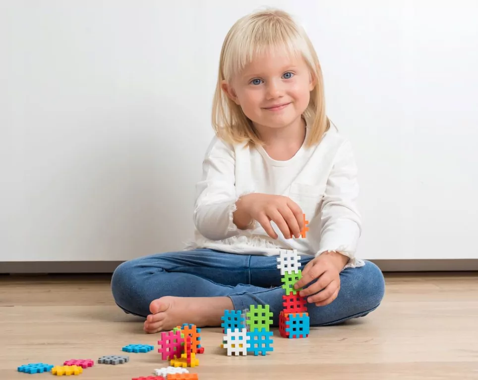 Mini Waffle Konstruktor 35. Różowy - tantis.pl