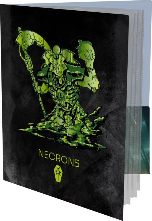 Ultra-Pro: Necron Codex Aligned - Datasheet & Index Card Folio - tantis.pl