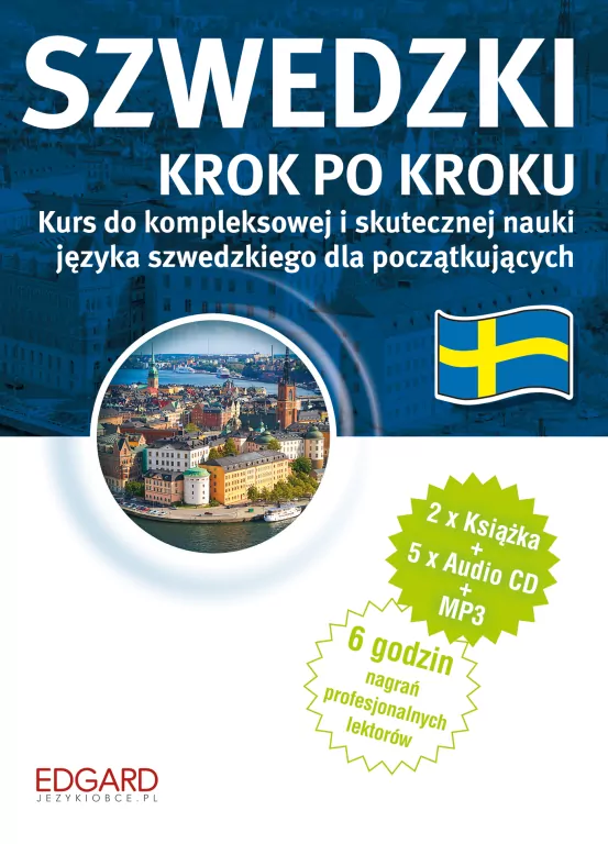 Szwedzki. Krok po kroku (2xksiążka + 5xCD + MP3) - tantis.pl