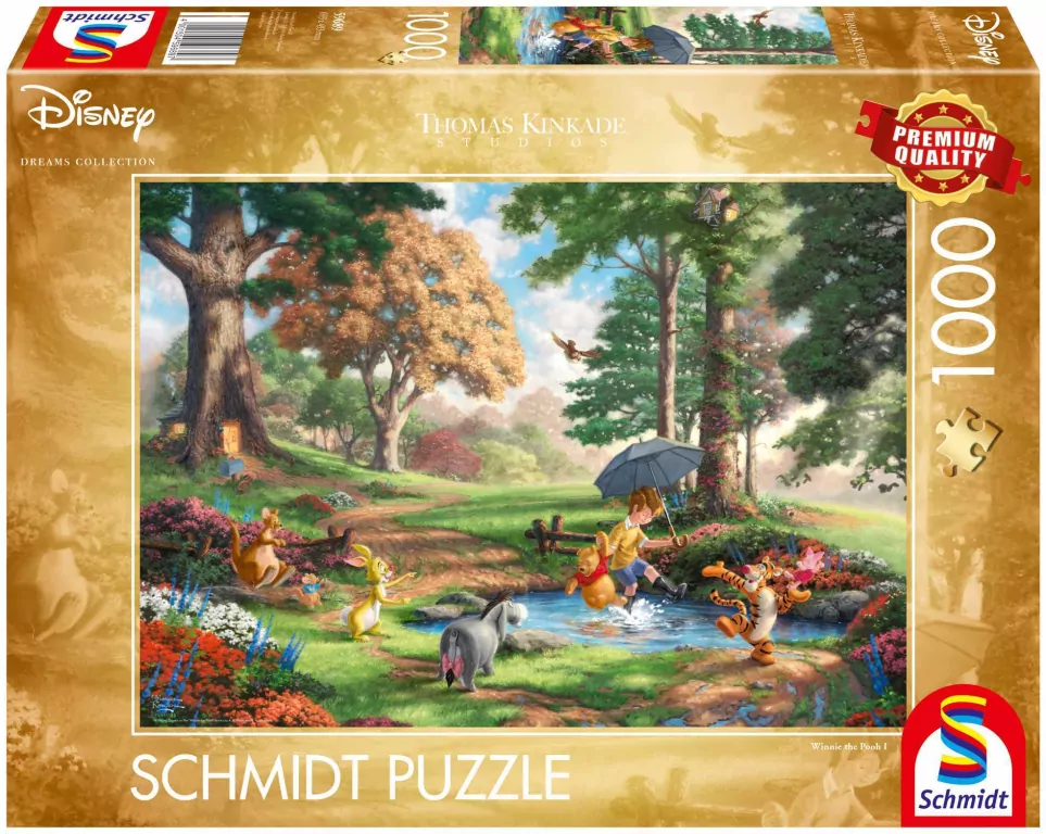 Puzzle 1000. Thomas Kinkade. Kubuś Puchatek - tantis.pl