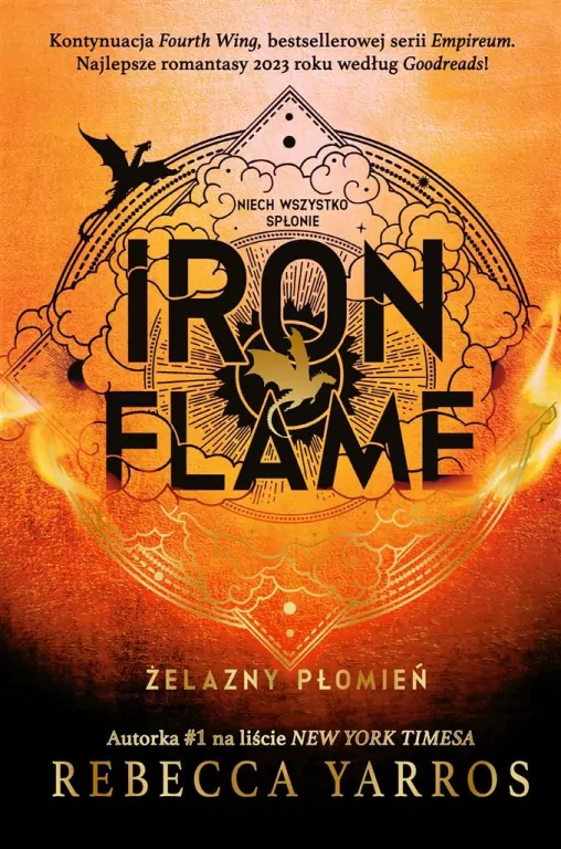 Iron Flame. Żelazny płomień. Empireum. Tom 2 (barwione brzegi) - tantis.pl