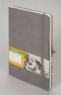 Notes A5 kropki. Impresja szary - tantis.pl