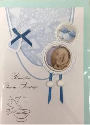 Karnet chrzest B6 Premium 40 + koperta