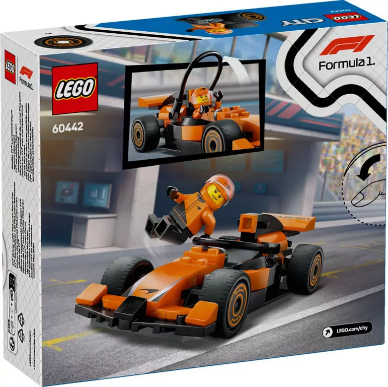 LEGO® F1® Kierowca i bolid McLaren 60442 - tantis.pl