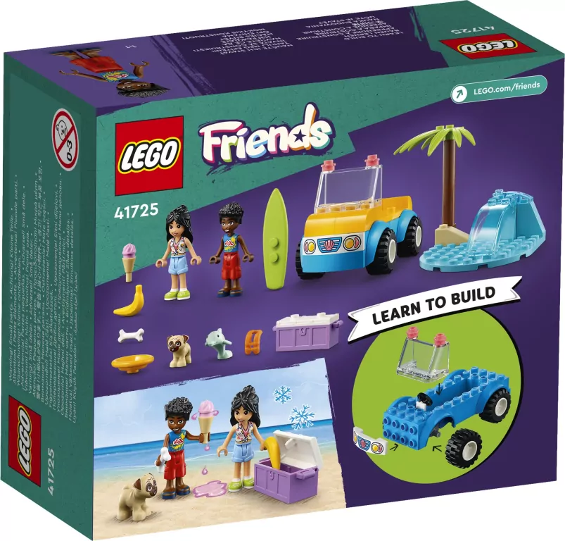 LEGO® Friends. Zabawa z łazikiem plażowym. 41725 - tantis.pl
