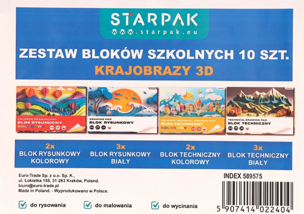 ZEST BLOK RYS/TECH A4 BIA/KOL WIDOK STK F 10 - tantis.pl