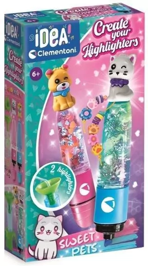 Mini fabryka zakreślaczy Słodkie pupile Sweet pets 18166 - tantis.pl