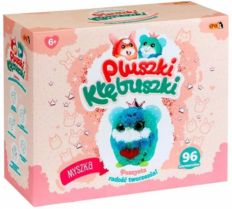 Myszka. Pluszki-Kłębuszki. 96 elementów - tantis.pl