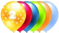 Balon metalik nadruk 2 mix kolor - tantis.pl