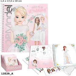 Zestaw Dress Me Up Wedding Top Model z naklejkami 13529A