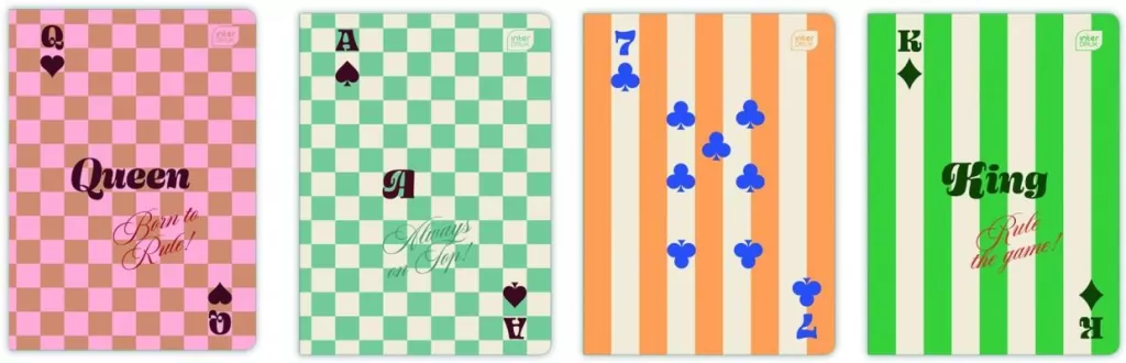 Zeszyt A5/60K linia UV Hybrid Cards Mix (10szt) - tantis.pl