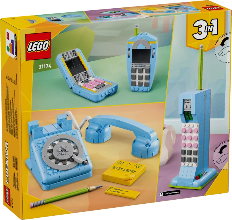 LEGO® Telefon w stylu retro 31174 - tantis.pl