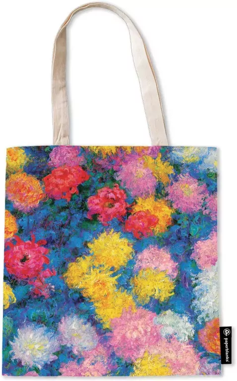 Torba płócienna Monet's Chrysanthemums - tantis.pl