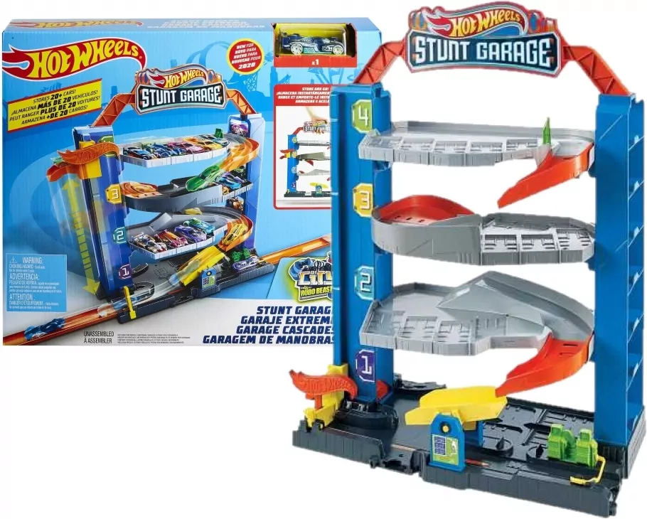 Hot Wheels City Garaż parking z windą - tantis.pl
