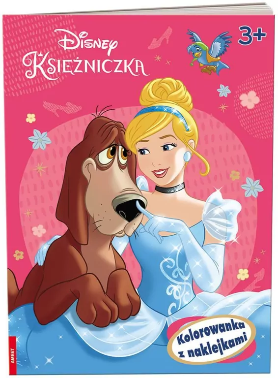 Disney Księżniczka. Kolorowanka z naklejkami - tantis.pl