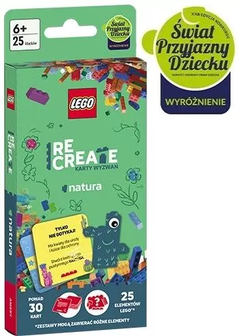 Lego Recreate. Karty wyzwań. Natura - tantis.pl