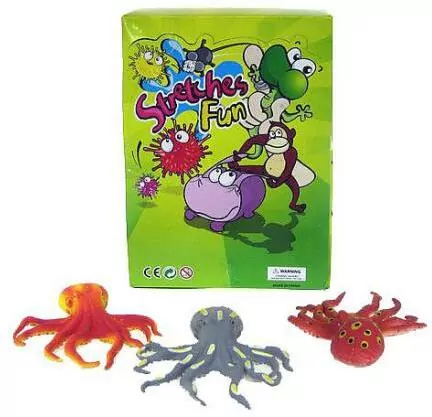 Ośmiornica z groszkiem 18cm cena za 1 szt / gniotek p36 mix - tantis.pl