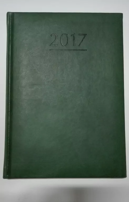 Kalendarz terminarz popularny tygodniowy A5 2017 ZIELONY - tantis.pl