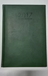 Kalendarz terminarz popularny tygodniowy A5 2017 ZIELONY
