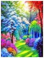 Diamentowa mozaika. Kolorowy las - tantis.pl