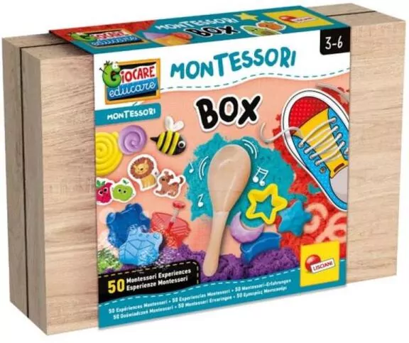 Lisciani. Montessori Box 50 aktywności - tantis.pl