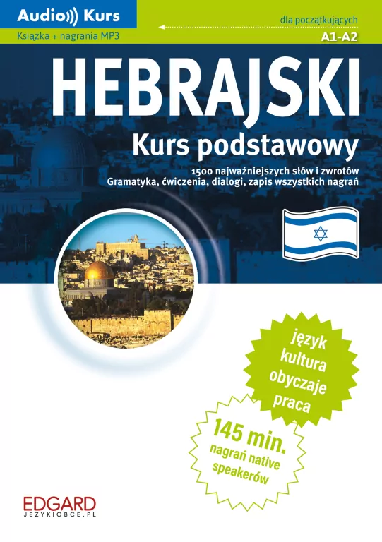 Hebrajski. Kurs podstawowy. Poziom A1-A2 - tantis.pl