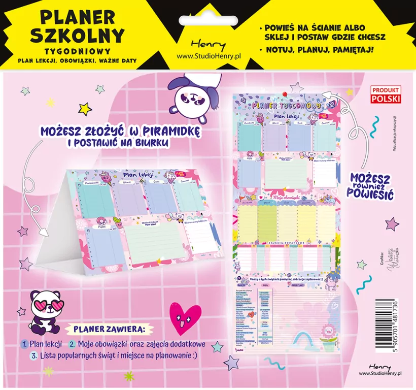 Planer - Girl kawai - tantis.pl