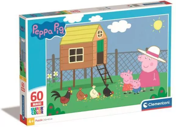 Puzzle 60 Maxi Super Kolor Peppa Pig - tantis.pl