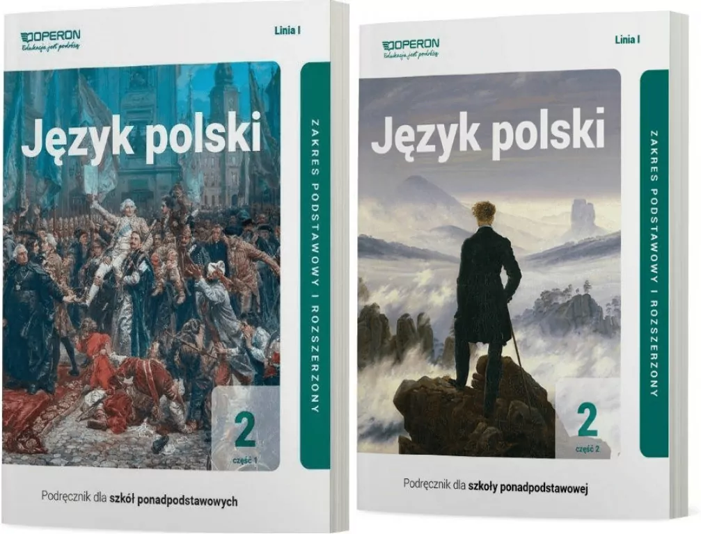 Pakiet: Język polski 2. Część 1 i 2. Podręcznik dla szkół ponadpodstawowych. Zakres podstawowy i rozszerzony - tantis.pl