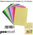 Tektura A4 gładka brokat kolorowa - tantis.pl