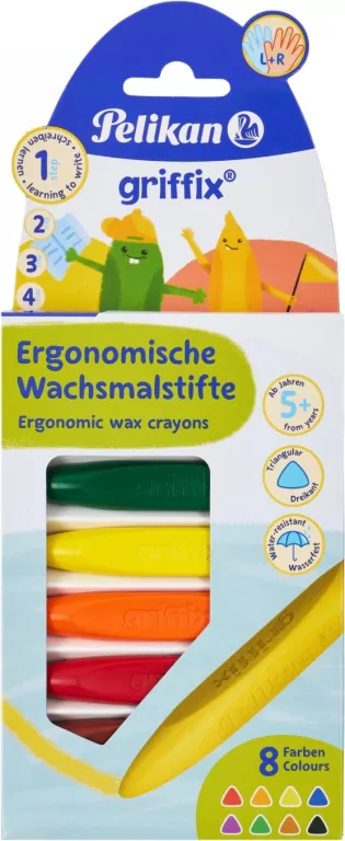 Kredki świecowe trójkątne - tantis.pl