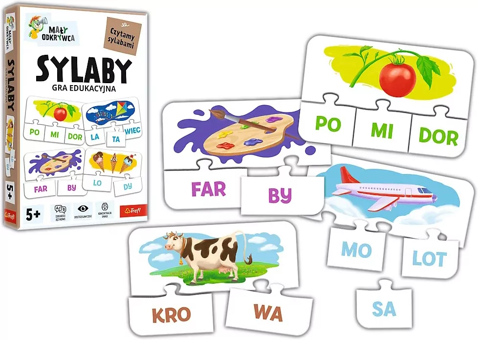 Mały odkrywca - Sylaby TREFL - tantis.pl