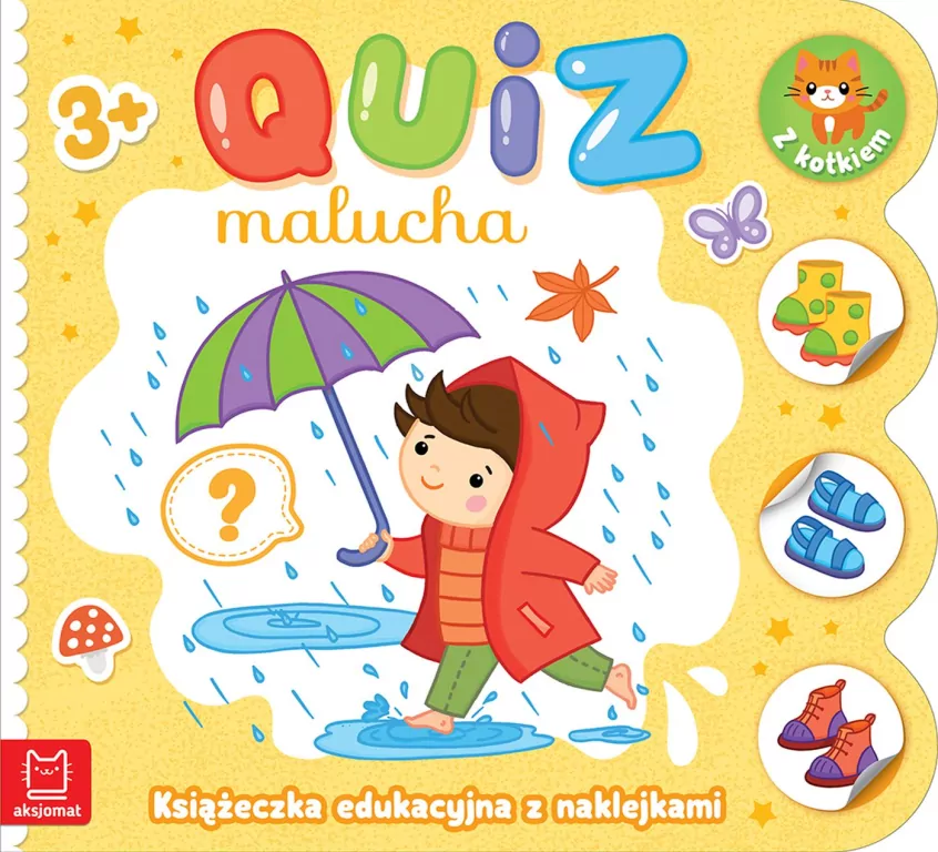 Quiz malucha. Książeczka edukacyjna z naklejkami - tantis.pl
