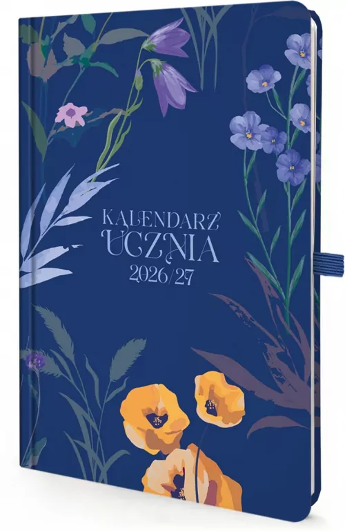 Kalendarz 2026/27 A5 Ucznia Tygodniowy Niebieski - tantis.pl