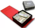 Domino kolorowe w etui. 136 sztuk - tantis.pl