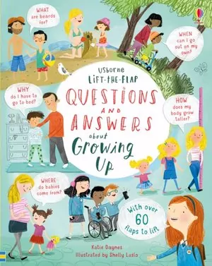 Lift-the-flap Questions and Answers about Growing Up - tantis.pl