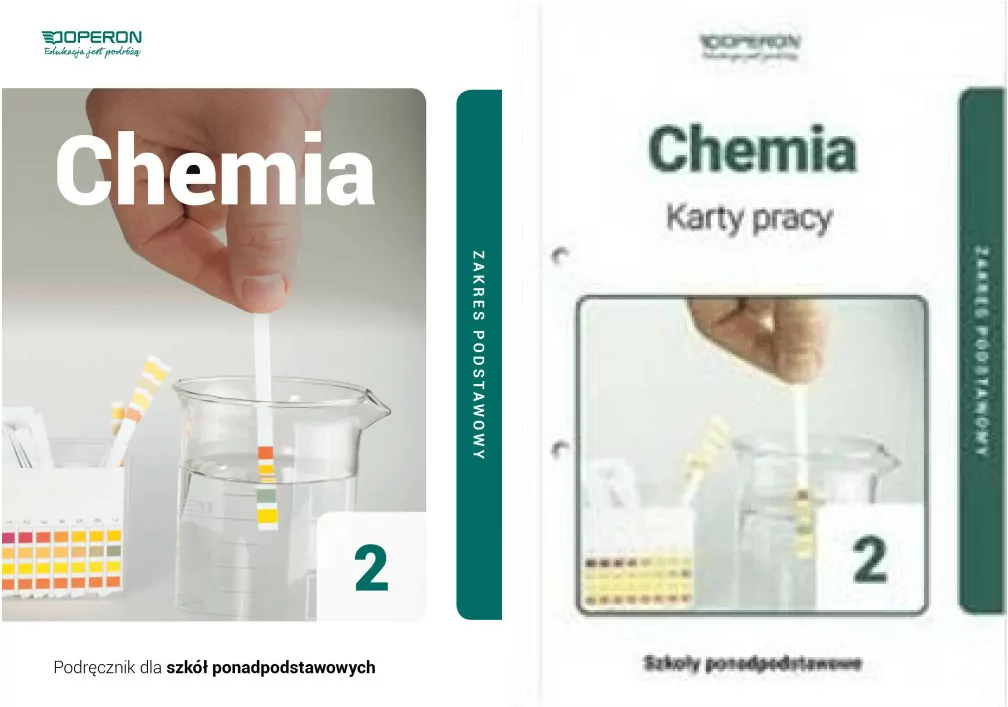 Pakiet: Chemia 2. Podręcznik / Karty pracy dla szkół ponadpodstawowych. Zakres podstawowy - tantis.pl