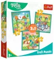 Trefl. Puzzle 3w1 Poznaj Trefliki - tantis.pl