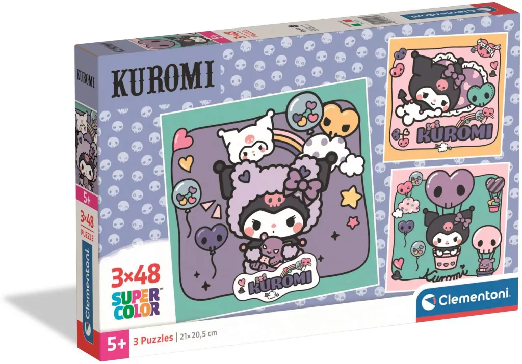 Puzzle 3x48 Kuromi - tantis.pl