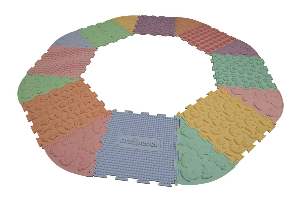 Ortopedek- zestaw mat sensorycznych pastel 16 el. - tantis.pl