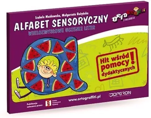 Alfabet sensoryczny. Ortograffiti z Bratkiem - tantis.pl