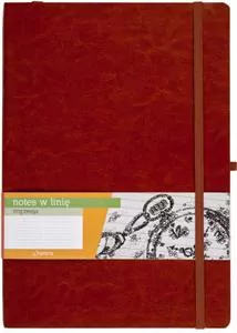 Notes B5 Linia Impresja Brąz - tantis.pl