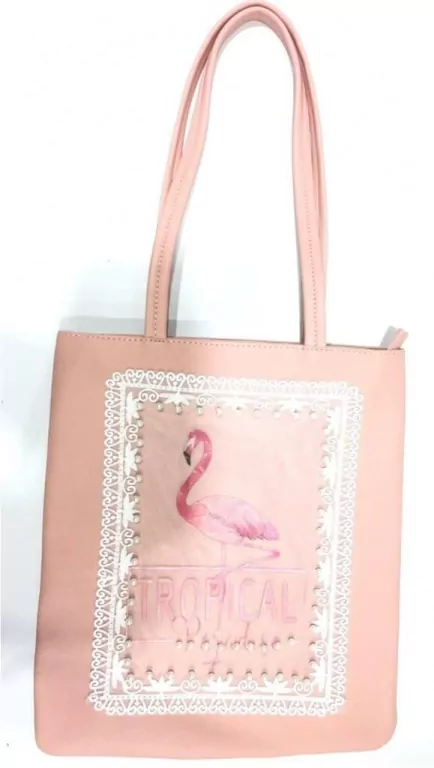 Torba duża. Flaming. Tropical Paradise - tantis.pl