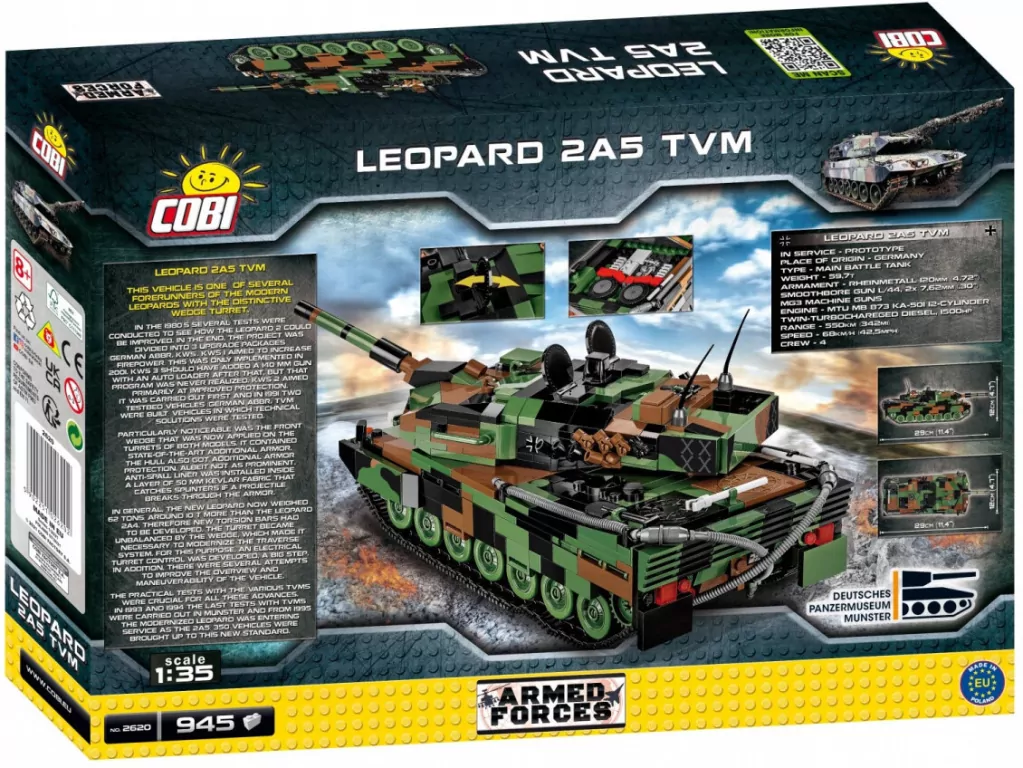 Czołg Leopard 2A5 TVM Armed Forces - tantis.pl