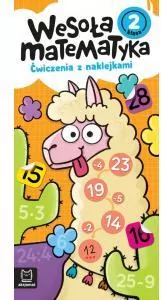 Wesoła matematyka. Ćwiczenia z naklejkami. Klasa 2 - tantis.pl
