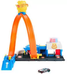 Hot Wheels City Posterunek policji Super Pętla - tantis.pl