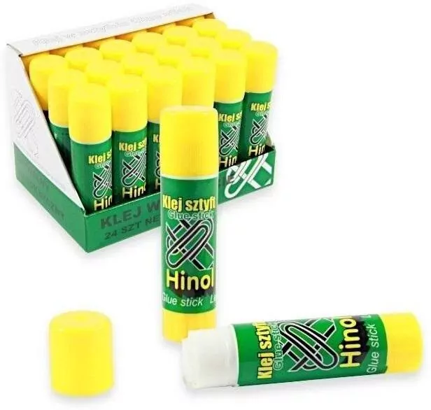 Klej w sztyfcie 8g Hinol. 24 sztuki - tantis.pl